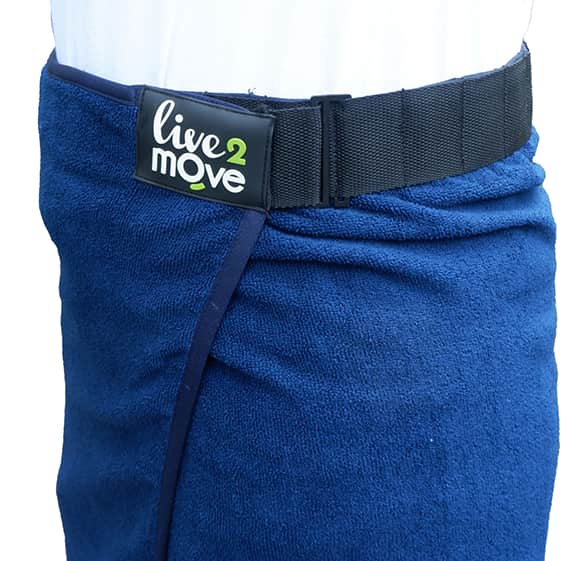 blue microfibre change over towel and car seat cover