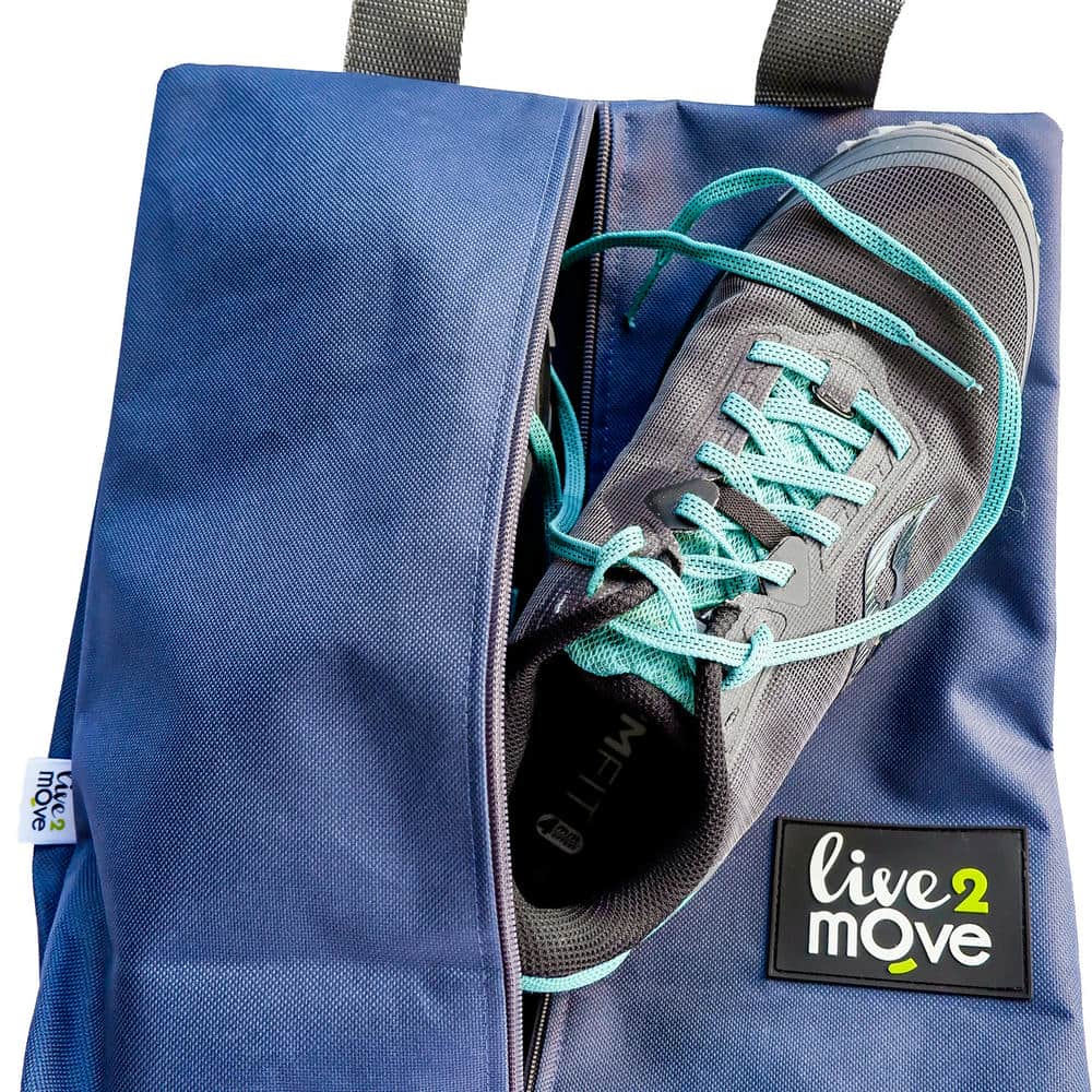 navy trail or sports waterproof shoe bag