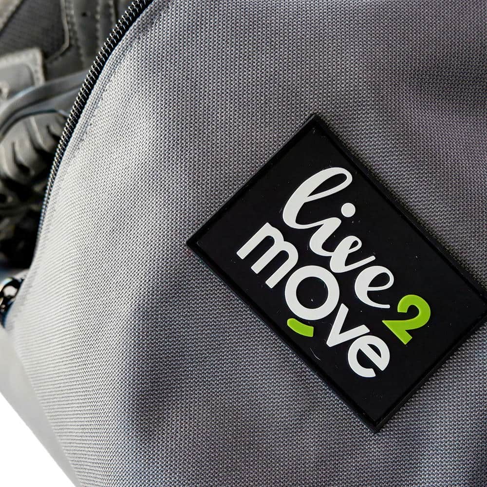 grey trail or sports waterproof shoe bag