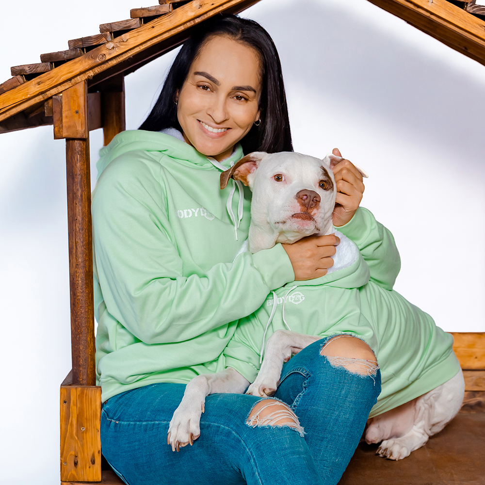 matching mint green adult hoodie