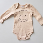 printed long sleeve baby grow onesie