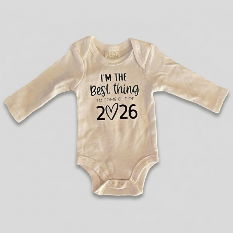 cute printed long sleeve cotton baby grow onesie