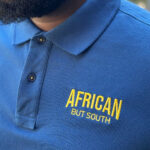 blue mens golf shirt