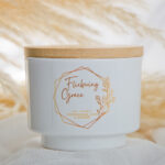 Flickering grace hand poured soy candle