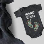 Isiphiwo Senkosi printed baby grow