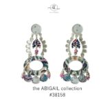 colourful plexiglass handmade earrings