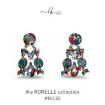 colourful plexiglass handmade earrings