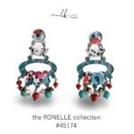 colourful plexiglass handmade earrings