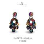 colourful plexiglass handmade earrings