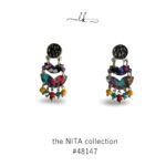 colourful plexiglass handmade earrings