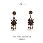 colourful plexiglass handmade earrings