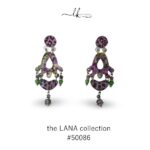 colourful plexiglass handmade earrings