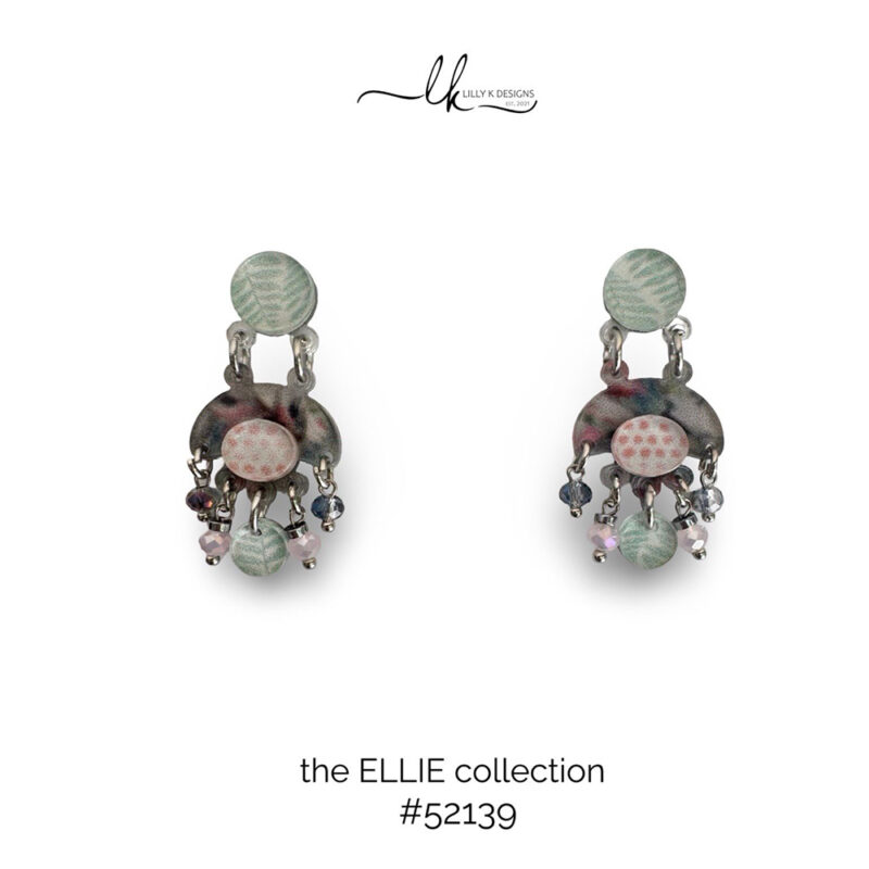colourful plexiglass handmade earrings