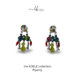 colourful plexiglass handmade earrings