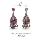 colourful plexiglass handmade earrings