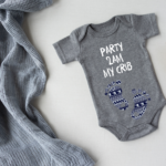 African themed printed baby grow
