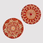 hand painted coasters