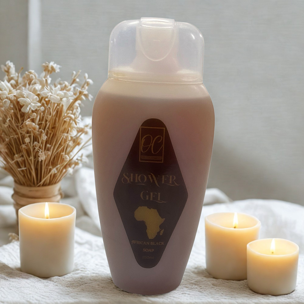 OC Wellness African Black Soap Shower Gel