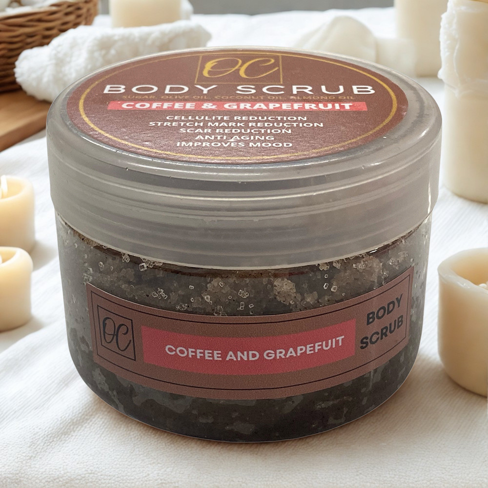 OC Wellness Coffee & Grapefruit Face and Body Scrub