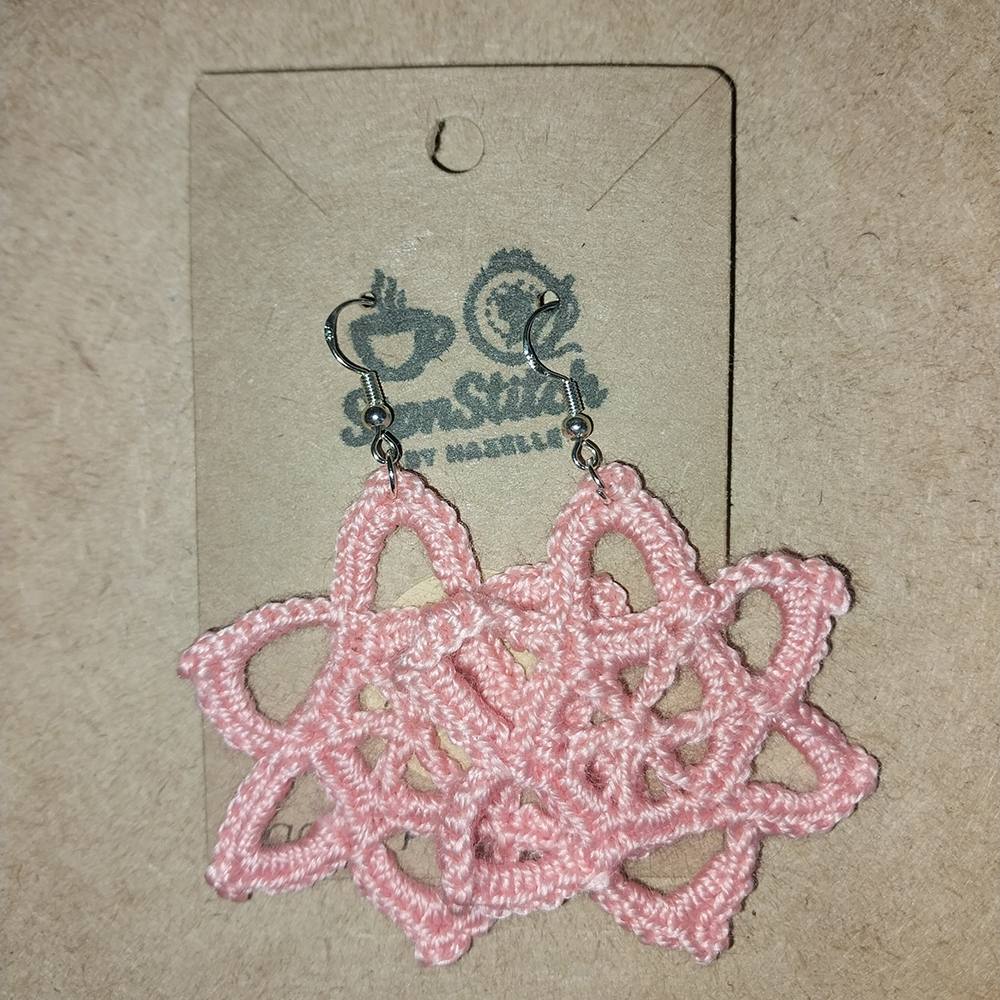 Lacey Bloom Drop Earrings - Image 2