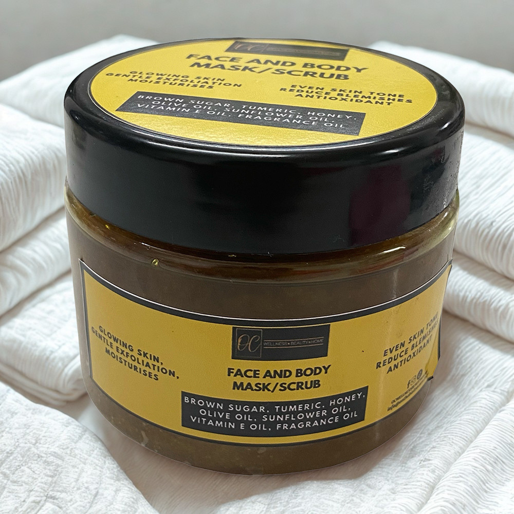 OC Wellness Tumeric and Honey Face and Body Mask/Scrub