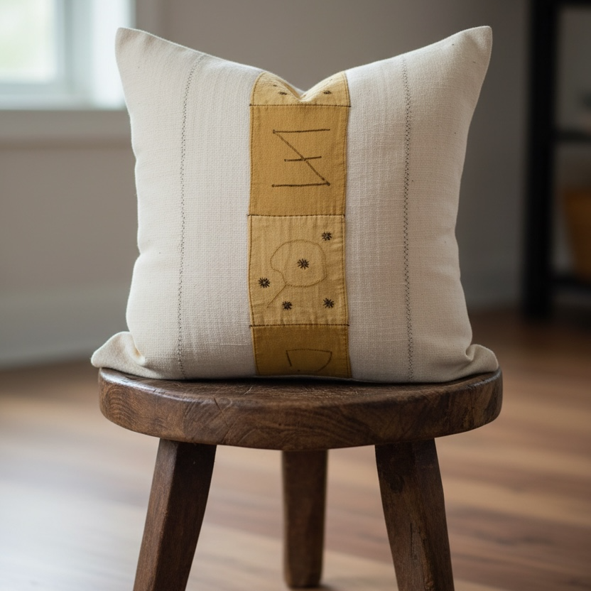 african mudcloth cushion