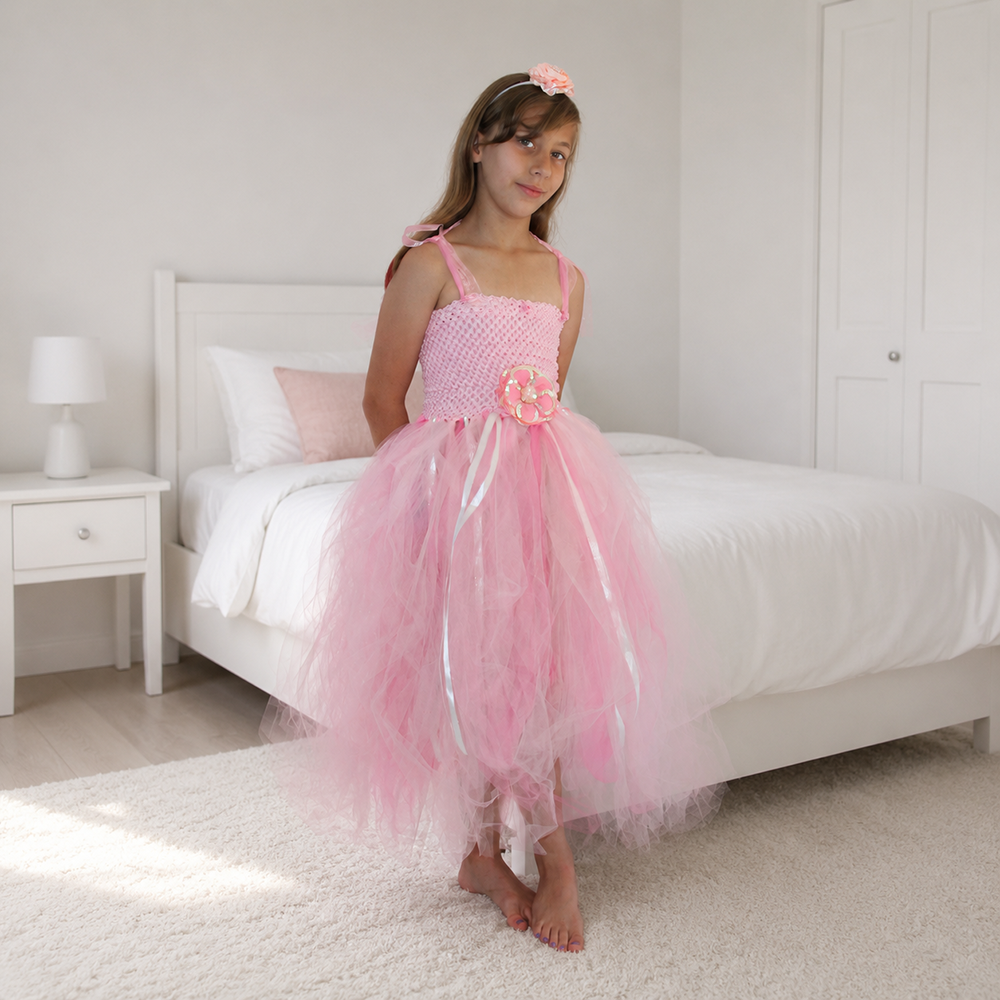Girls Long Tutu Dress