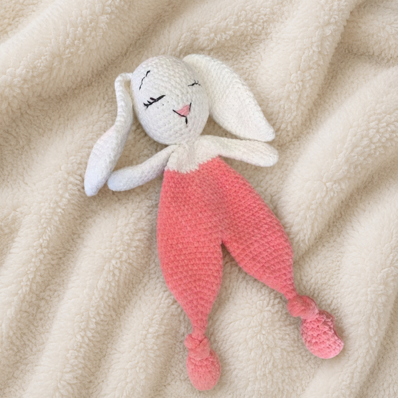 Nuzzle Bunny Crochet Plushie