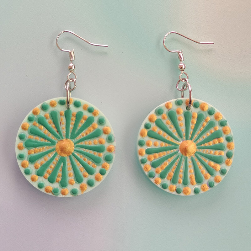 Hand-Painted Earrings