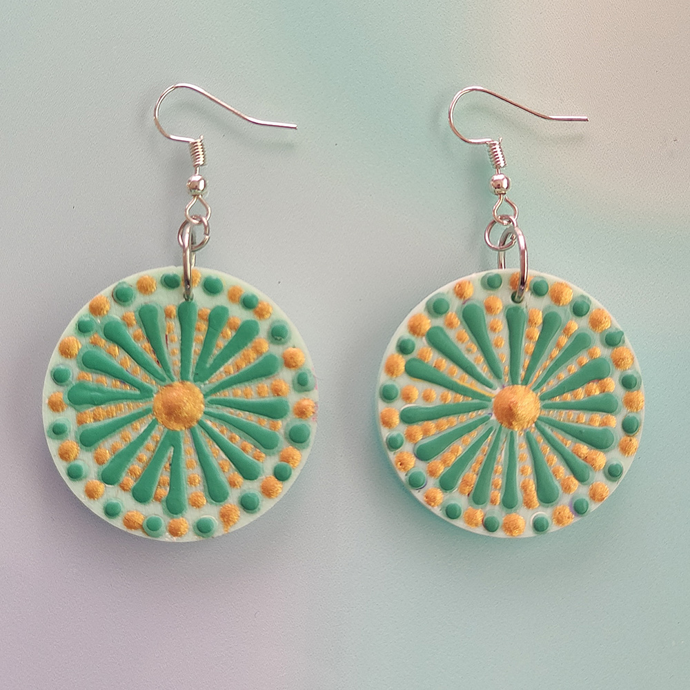 Hand-Painted Earrings