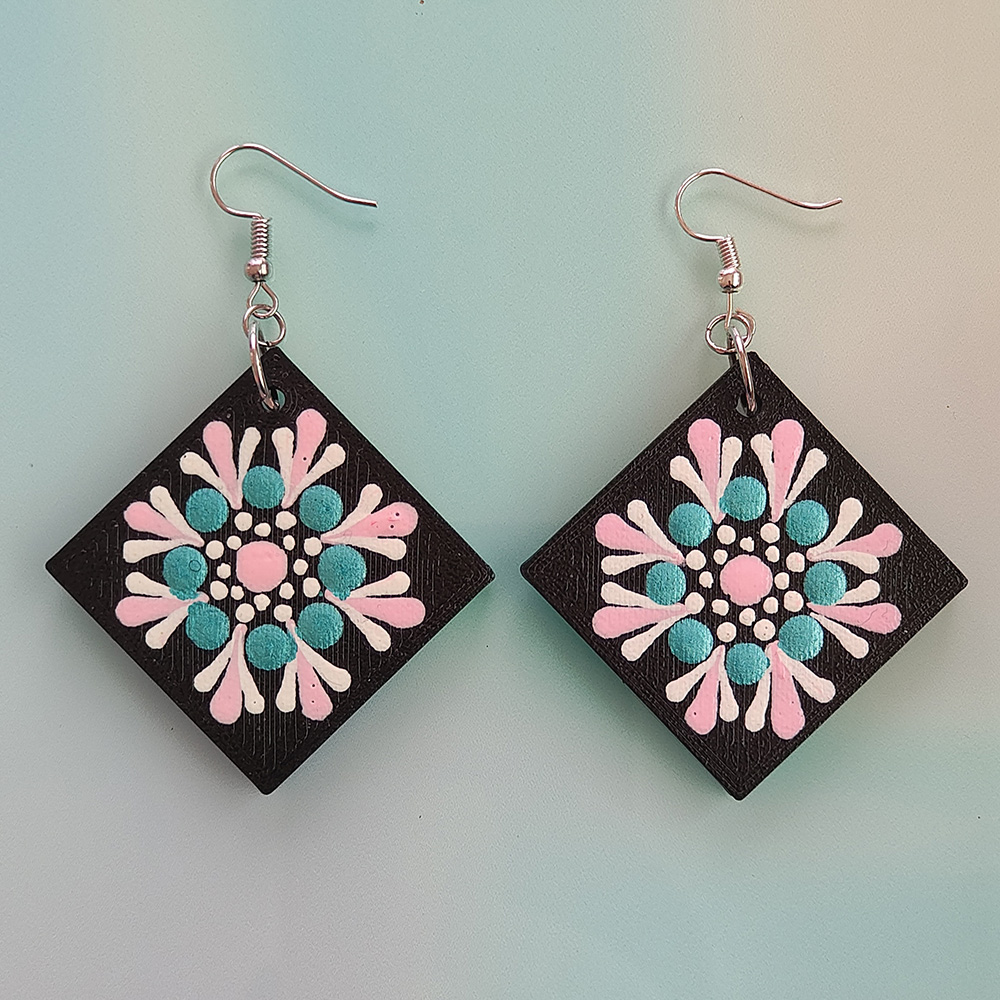 Hand-Painted Earrings