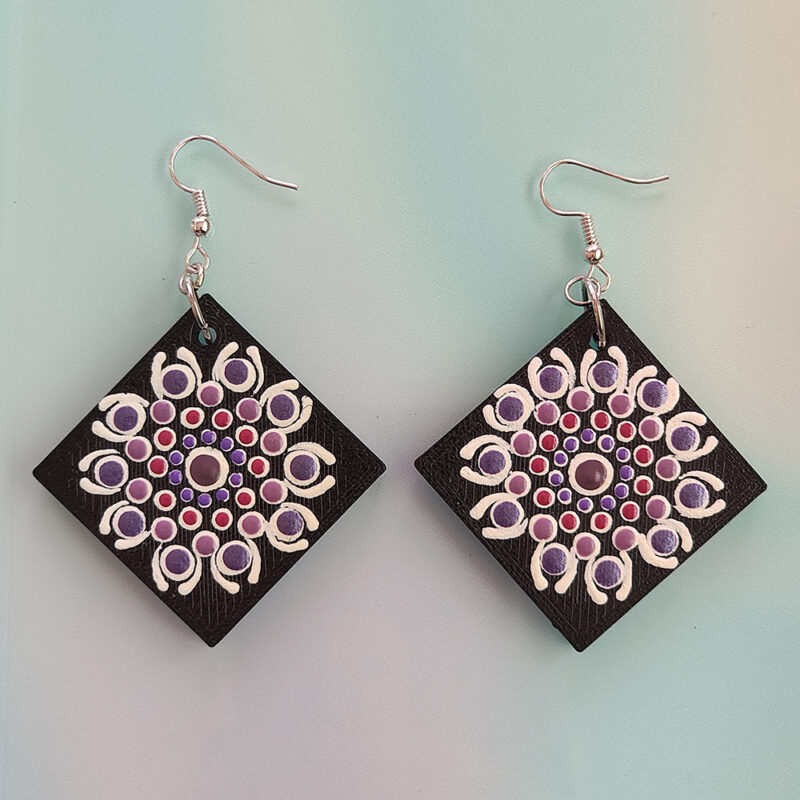 Hand-Painted Earrings