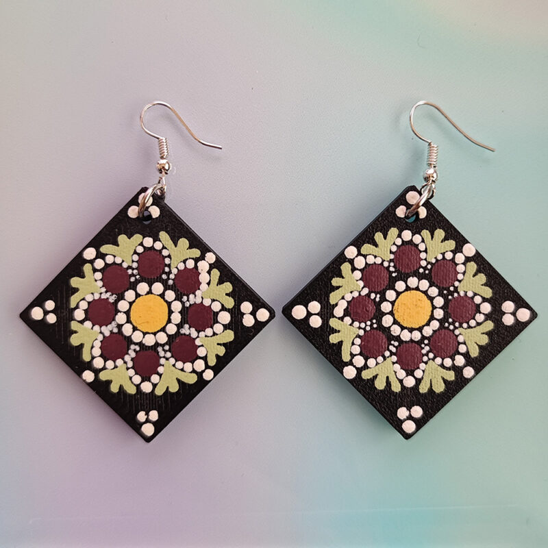Hand-Painted Earrings