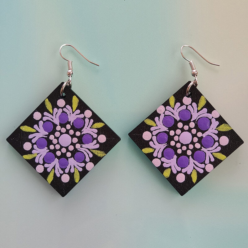 Hand-Painted Earrings
