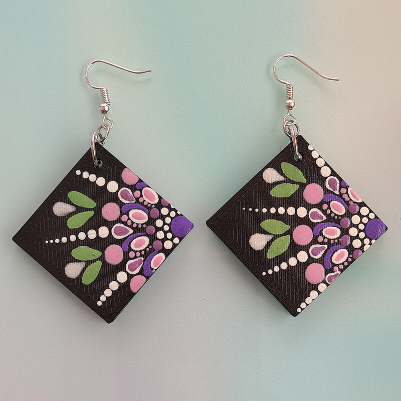Hand-Painted Earrings
