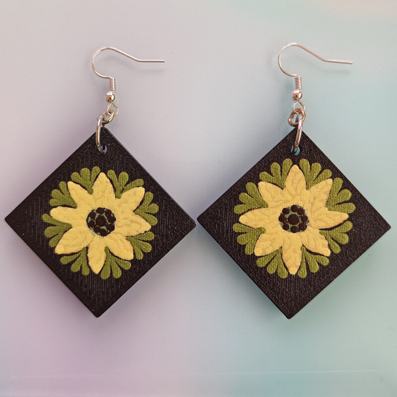 Hand-Painted Earrings