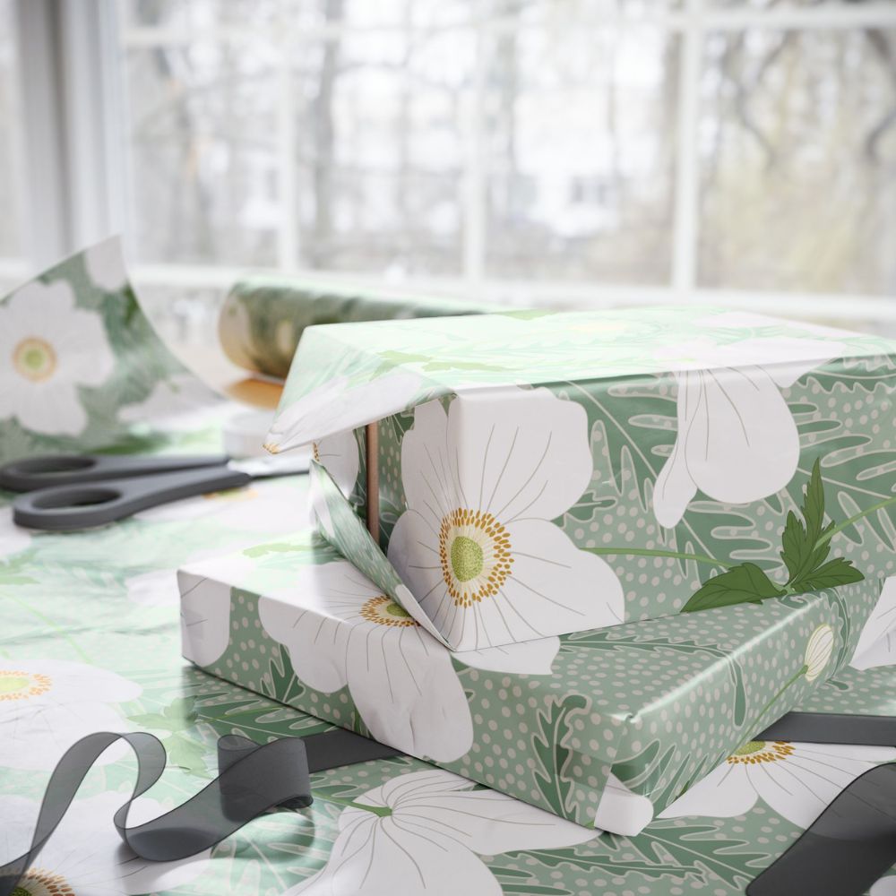 Japanese Anemone Gift Wrap - Image 3
