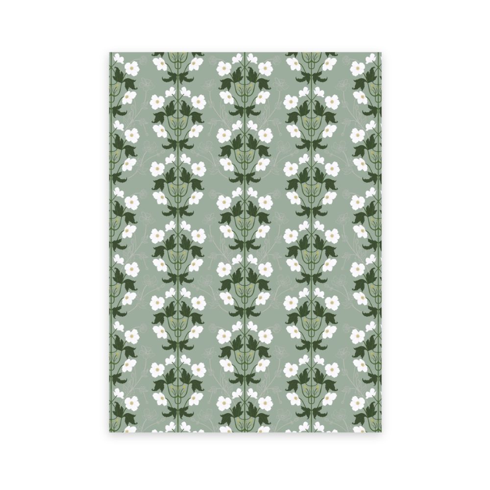 Vintage Anemone Gift Wrap - Image 4