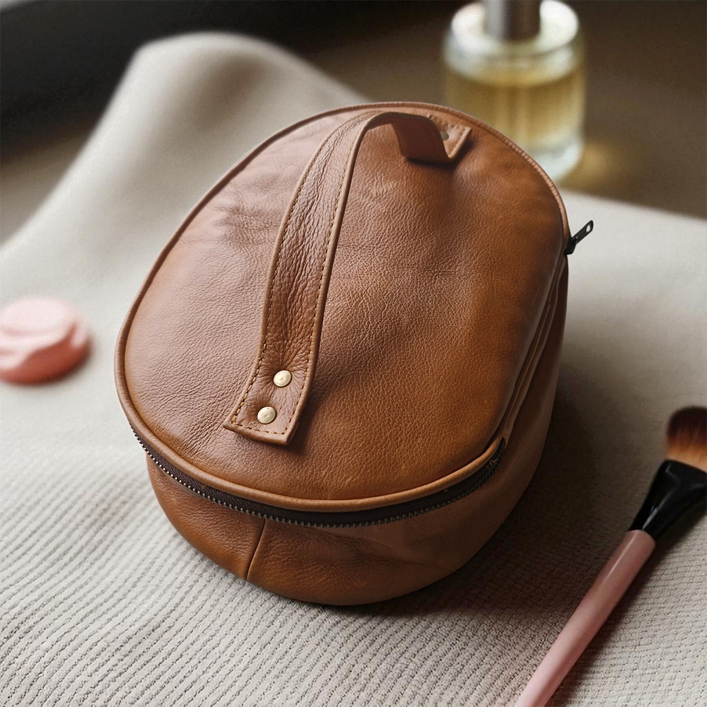 Leather Vanity & Cosmetics Case