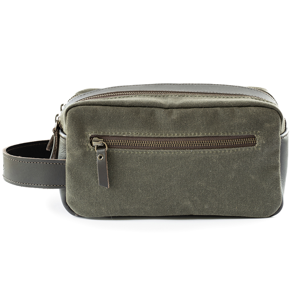 Rigsby Toiletry Bag Olive - Image 2